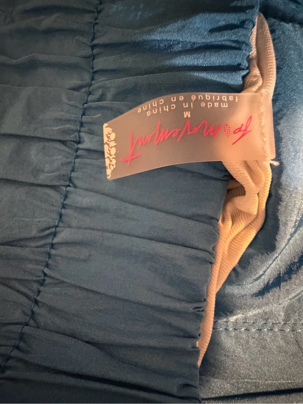 Free People Women High Waist Athletic Shorts in Bright Blue